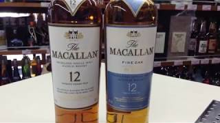お酒通販　マッカラン12年とファインオーク12年の違いについて　スコッチウイスキー
