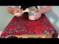 How To Fabric Decoupage A Table | Hometalk