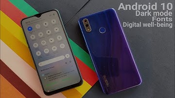 Android 10 Update Schedule on RealMe Devices & features like dark mode fonts digital wellbeing