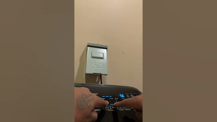 How 2 Reset code 9c8 on washer