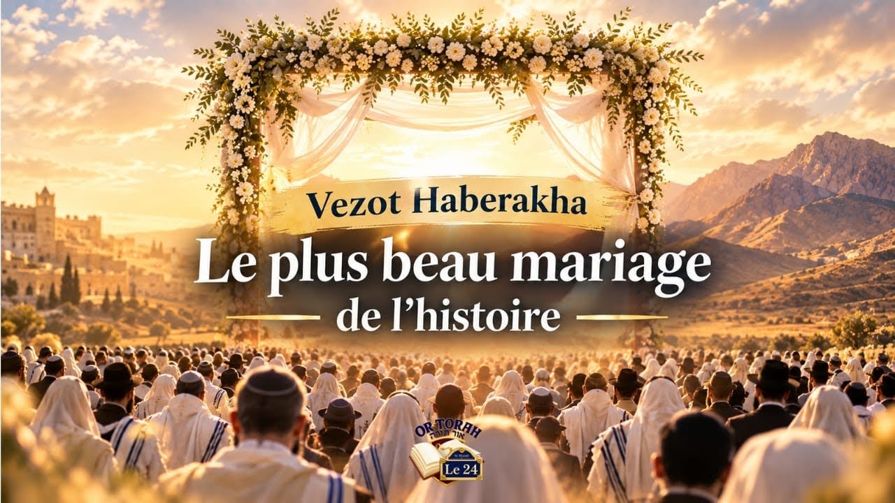 Vezot Haberakha Le plus beau mariage de l’histoire entre HaChem et Son Peuple
