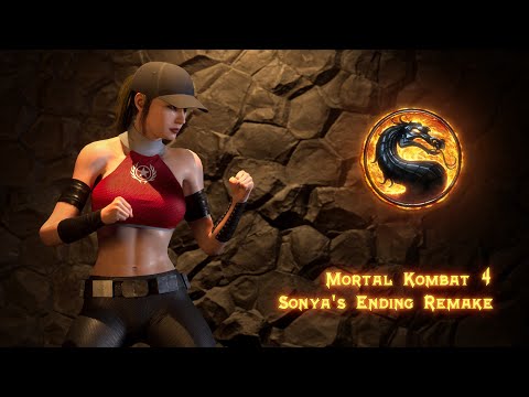 Mortal Kombat 4 - Sonya's Ending Remade in Unreal Engine 4