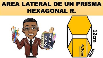 AREA LATERAL DE UN PRISMA HEXAGONAL REGULAR