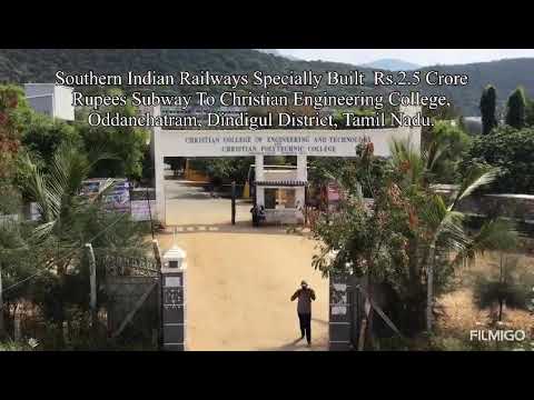 Railway Subway, Christian Engineering College, Oddanchatram, Dindigul Dt, Tamil Nadu