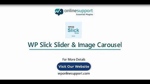 WP Slick Slider & Image Carousel