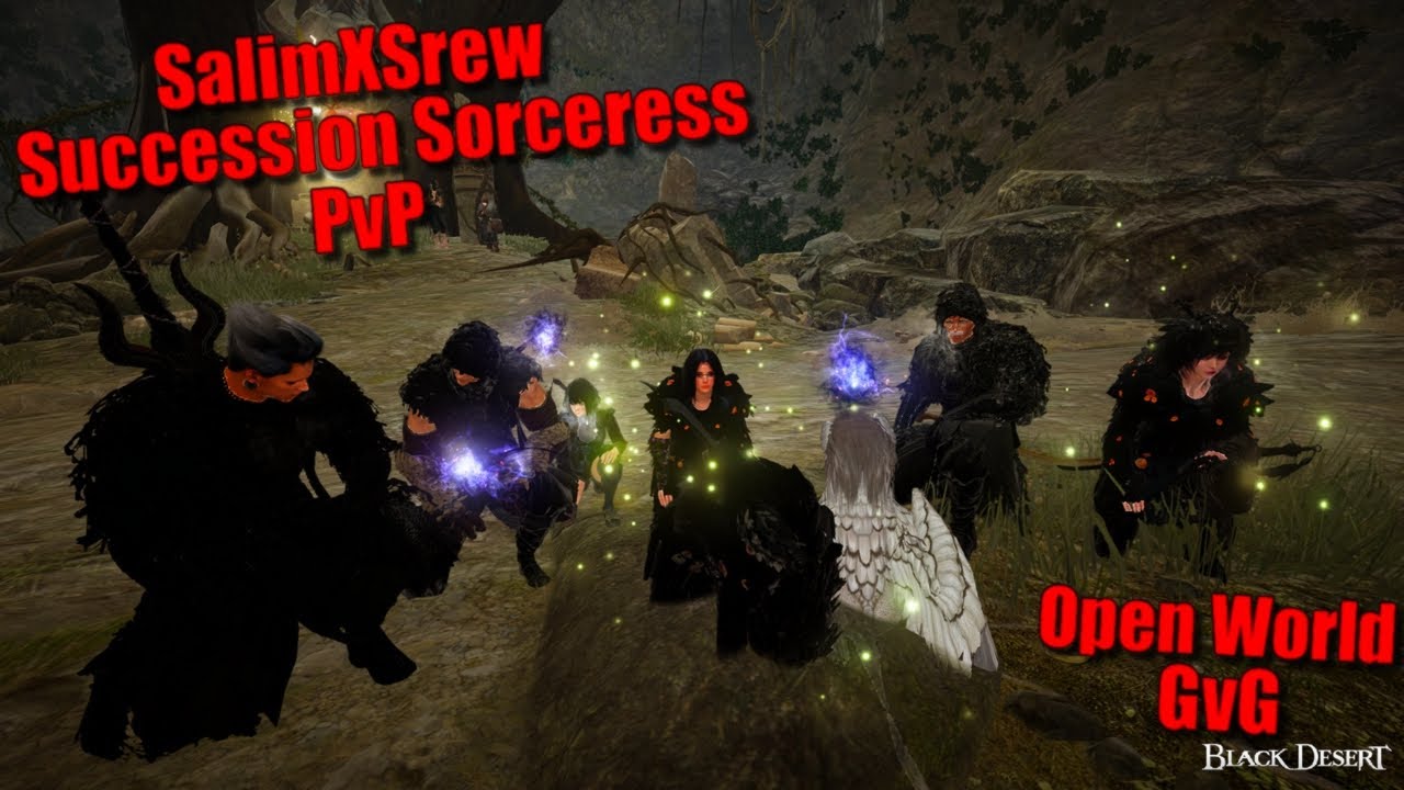 Black Desert Online Succession Sorceress Open World PvP YouTube