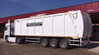 Çöp Transfer Treyleri İmalatı Hidromak