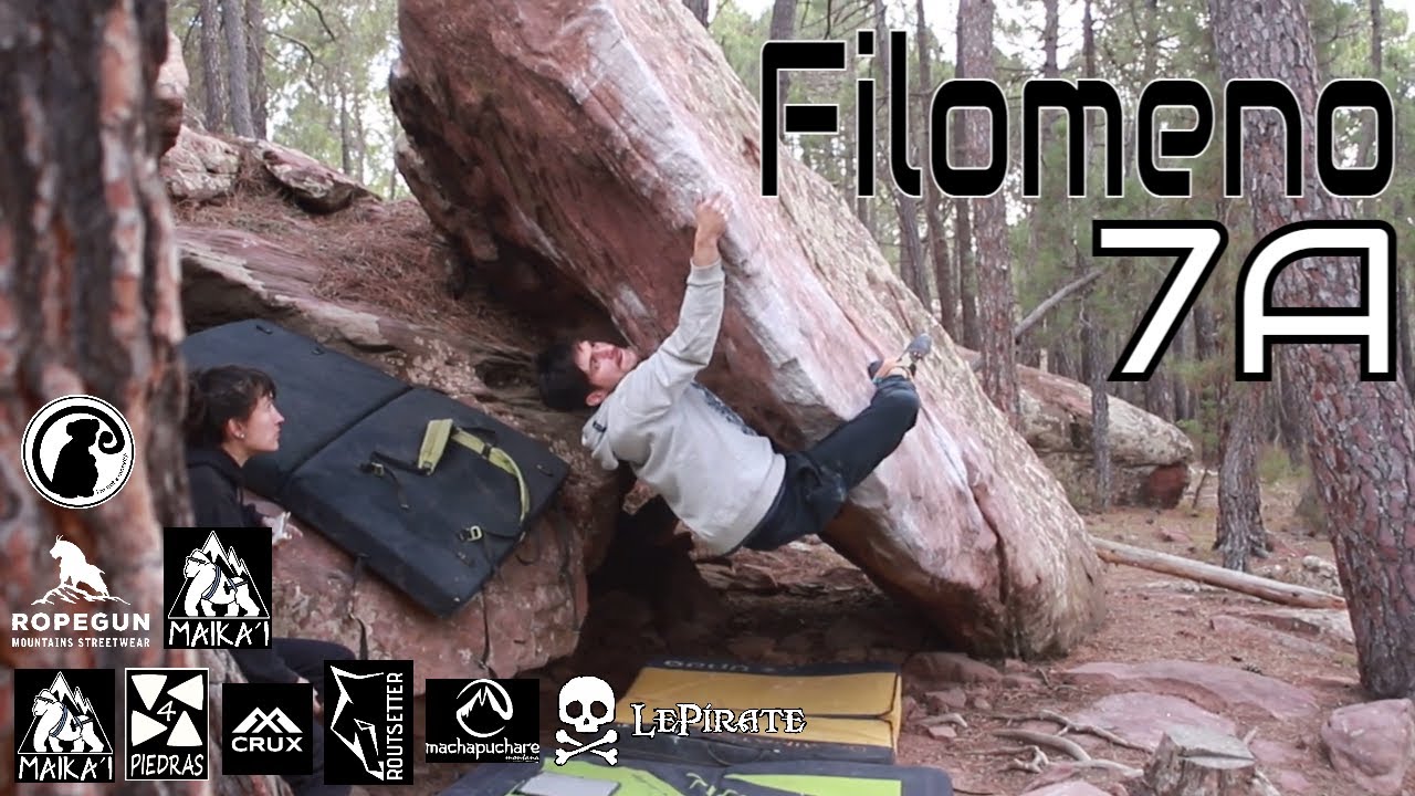 Filomeno 7A | Albarracín Boulder | Sector la Fuente