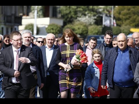 სანდრა 9 აპრილის მემორიალთან ზუგდიდში - 09/04/2019