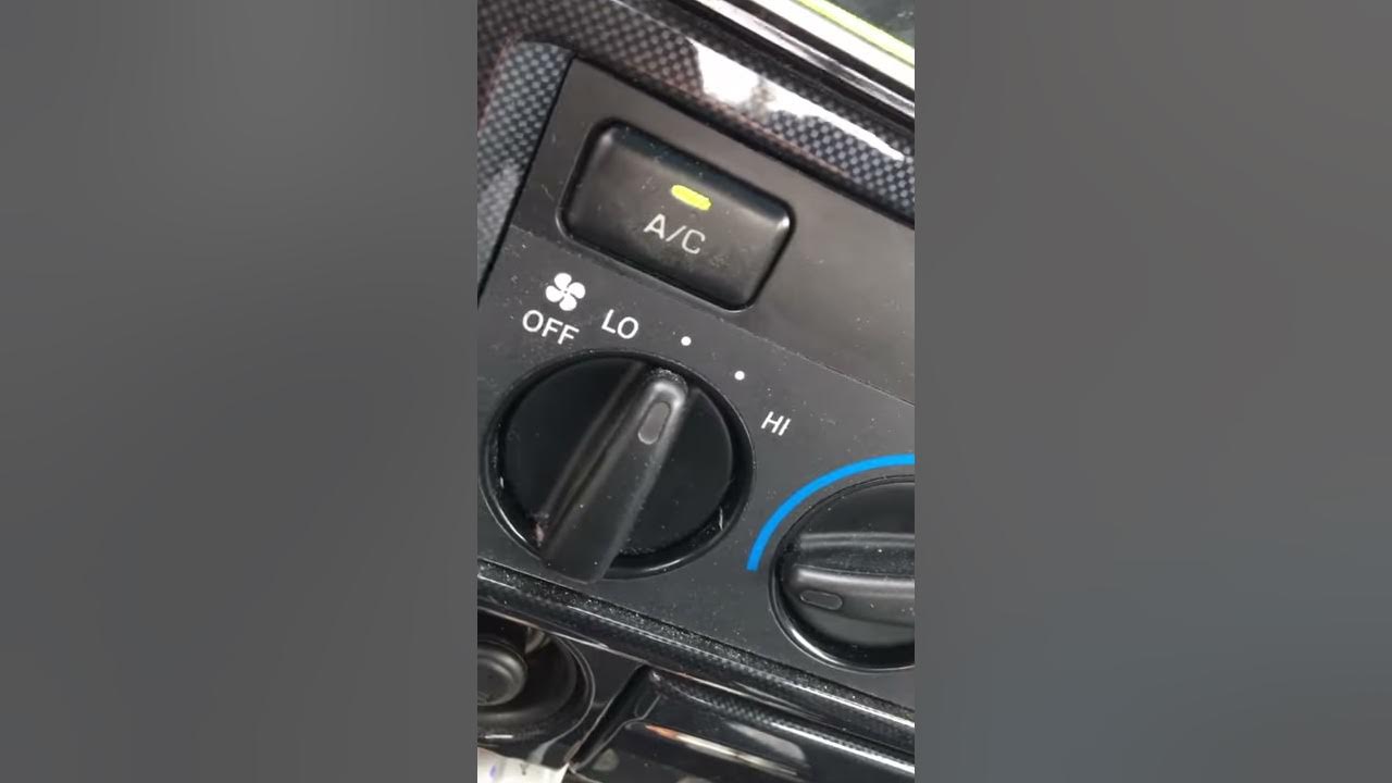 2001 Toyota Camry AC Light Blinking (READ DESC.) - YouTube