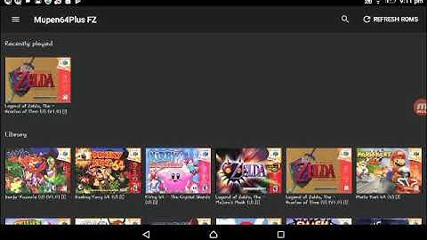 How to fix screen glitch in n64 emulator