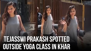 Tejasswi Prakash Spotted Outside Yoga Class In Khar || Soch Times