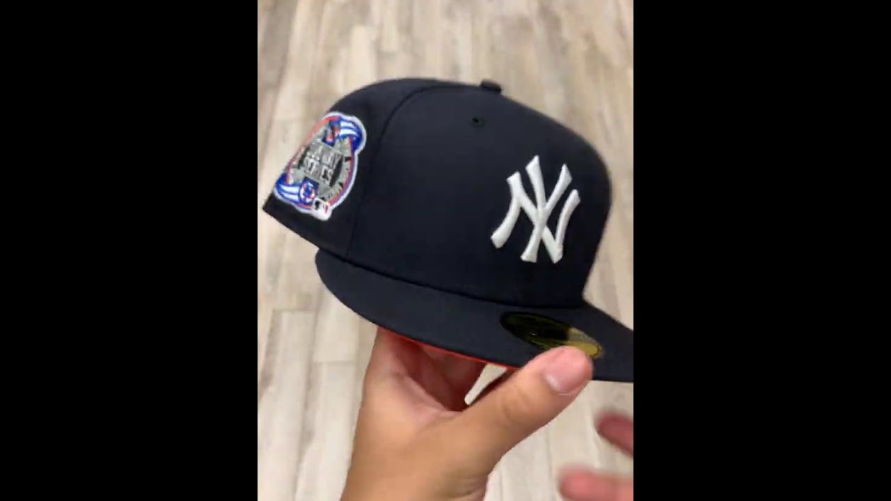 New York Yankees New Era 2000 Subway Series 59FIFTY New Era Fitted Patch Hat Cap Navy 7 3//8