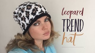 Модная шапочка спицами 🐆 Модная шапочка спицами 🐆