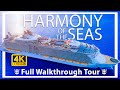Harmony of the seas  full walkthrough ship tour  review  royal caribbean cruises new tour 2023