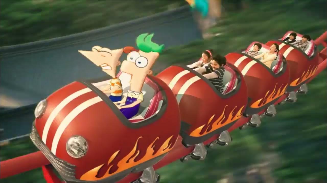 Disney Channel Korea Phineas and Ferb "Roller Coaster" ident 2 (20122014) YouTube