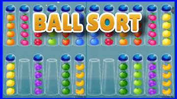 color ball sort wooden puzzle (level 1454-1461) #relaxing #satisfying #gaming