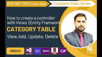 Category Management CRUD with MVC Controller and Entity Framework | Add, View, Update Delete