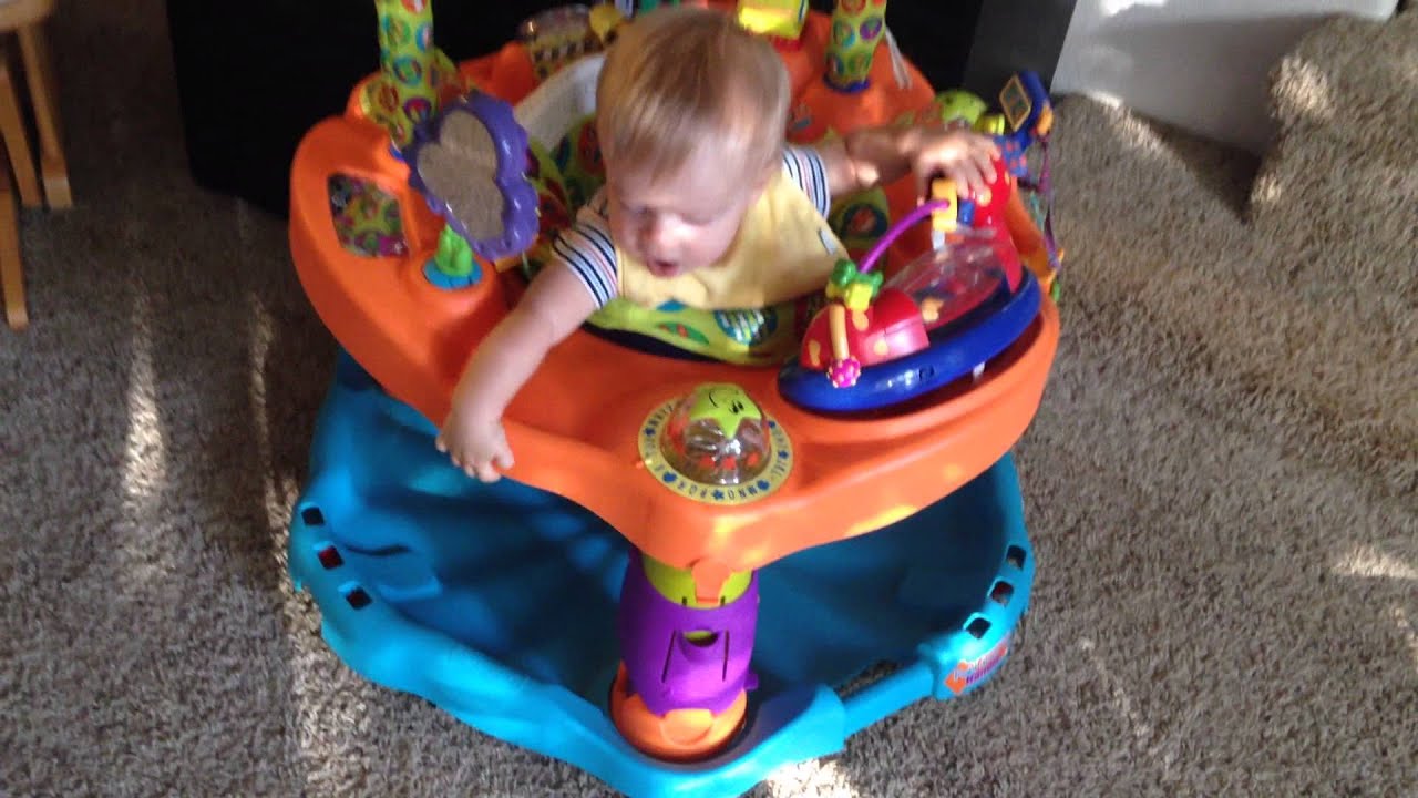 Keeden at 9 months in Exersaucer YouTube