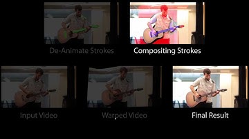 Selectively De-Animating Video (Main) -- SIGGRAPH 2012