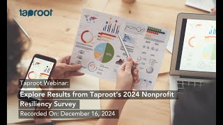 Explore Results from Taproot’s 2024 Nonprofit Resiliency Survey