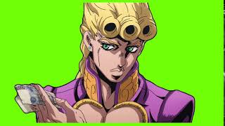 Giorno With Money Green Screen