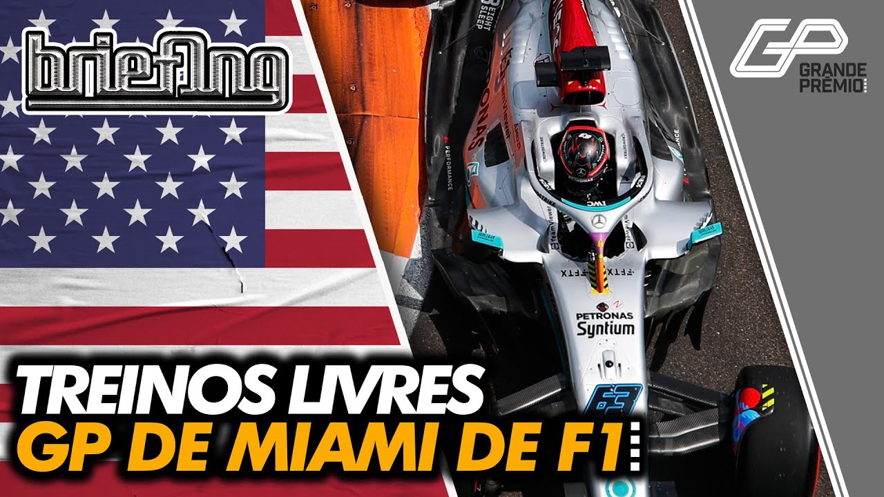 FÓRMULA 1 2022 AO VIVO: TREINOS LIVRES GP DE MIAMI DE F1