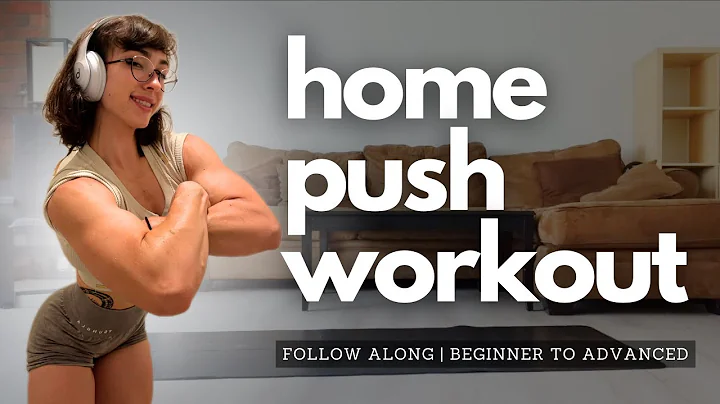HOME PUSH WORKOUT | under 10 min follow along bodyweight workout