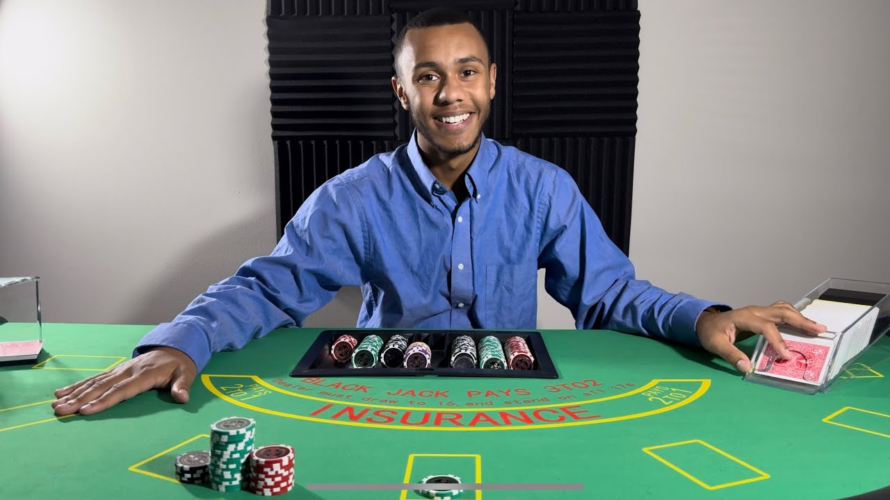 ASMR Roleplay | Friendly Blackjack Dealer Teaches You Blackjack | Realistic RP