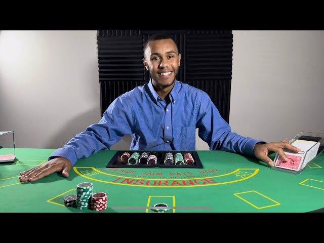ASMR Roleplay | Friendly Blackjack Dealer Teaches You Blackjack | Realistic RP