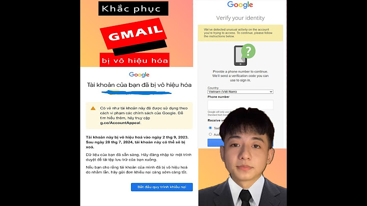 Cách mở tài khoản gmail bị vô hiệu hóa năm 2024