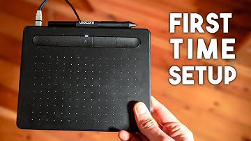 How to connect a Wacom Intuos Tablet to the PC - First Setup