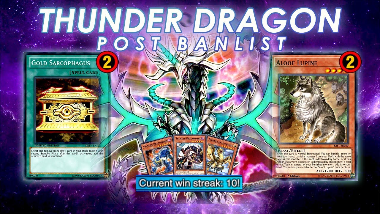 THUNDER DRAGON POST-BANLIST! Aloof Lupine to 2 and its still Broken!!! | Yu-Gi-Oh! Duel Links