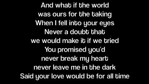 When You Were Mine- Lady Antebellum (Lyrics)