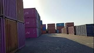 hmm line sinokor line omn line hll line bay line container yard