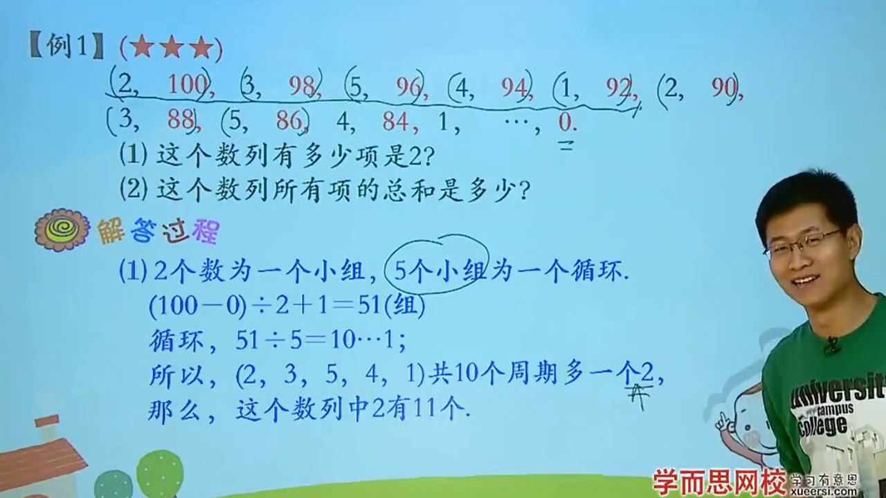 数列与数表综合(一)例1 - YouTube