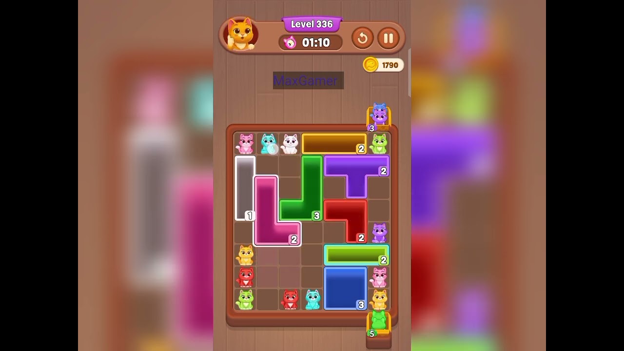 Catdom Color Hole level 336 gameplay walkthrough solution 