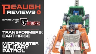 Video Review: Transformers EARTHRISE - Micromaster MILITARY PATROL