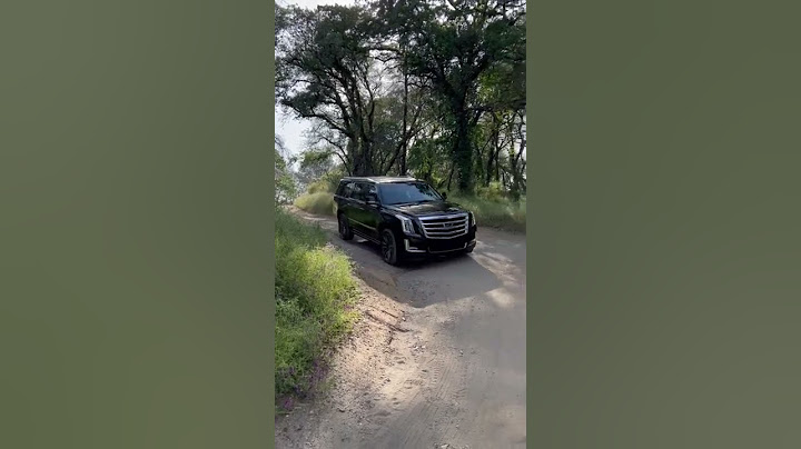 Cadillac Escalade off-road ride
