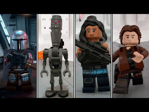 All DELUXE EDITION Character Packs Showcase in Lego Star Wars Skywalker Saga  