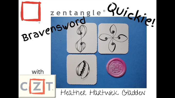 Bravensword | Zentangle Quickie