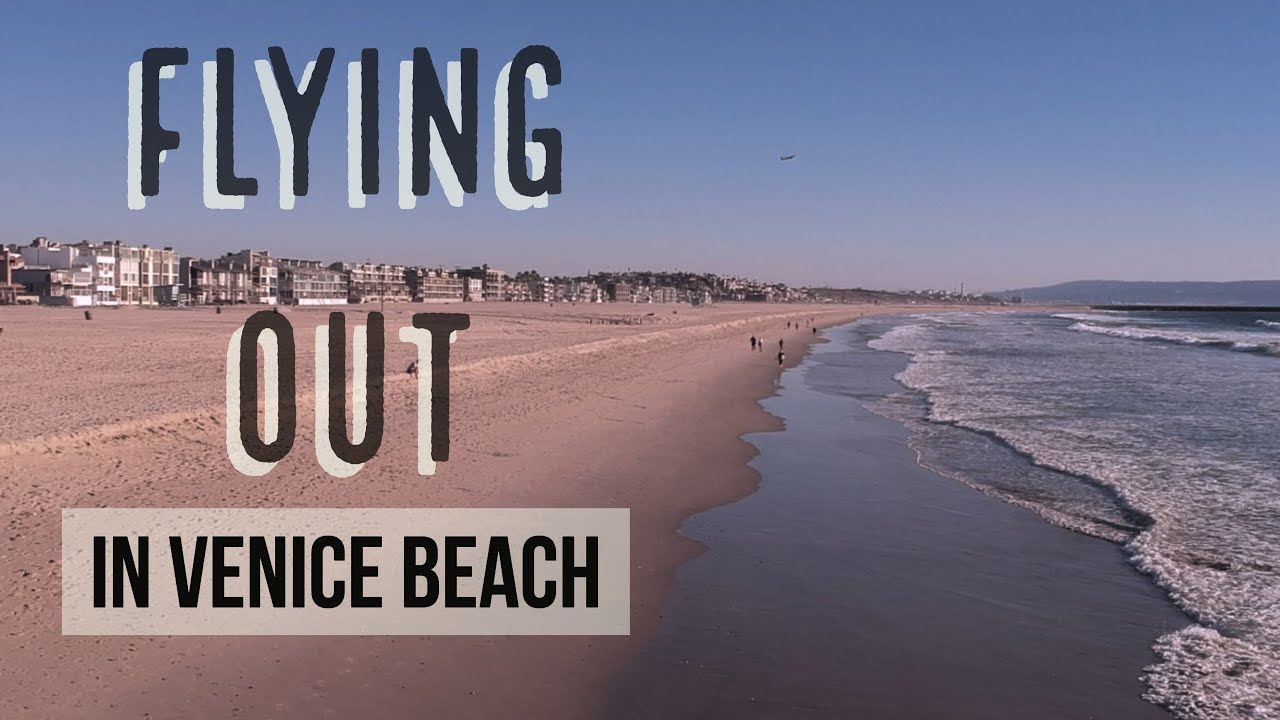 Flying the Dji Spark in Venice Beach !