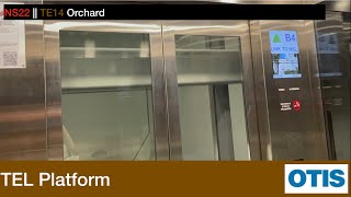 Orchard MRT Station || Otis Elevator (TEL Platform)