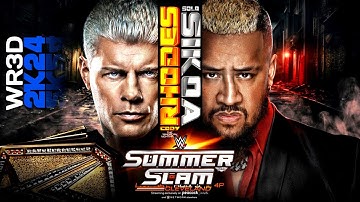 Full Match - Cody Rhodes vs. Solo Sikoa || WWE UNDISPUTED CHAMPIONSHIP || WR3D 2K24