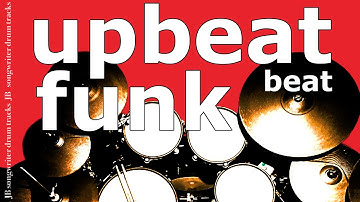Upbeat Funk Drum Beat 125 bpm 🥁 JB Drum Backing Track #103