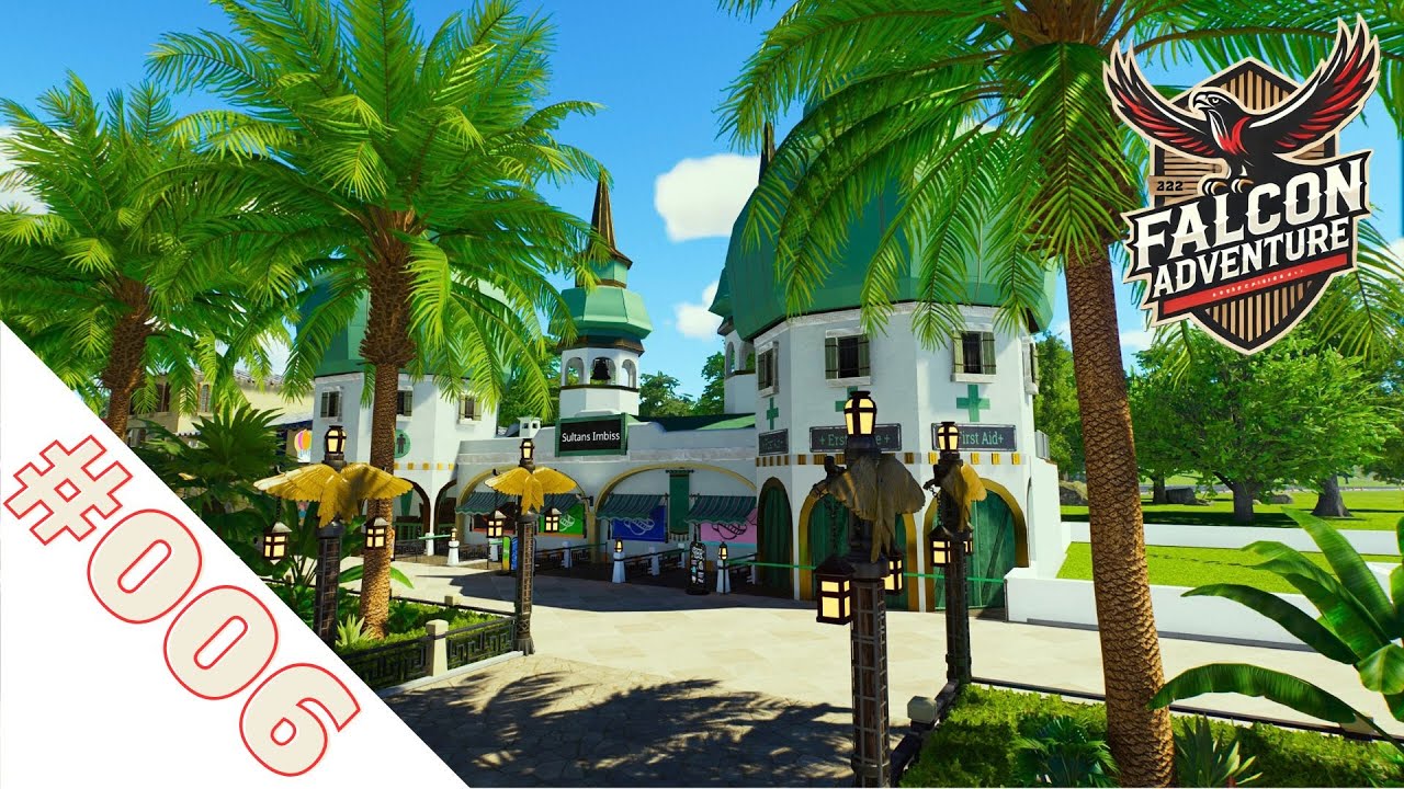 Die erste Achterbahn in meinem Park! / Falcon Adventure (Sandbox) / Part 