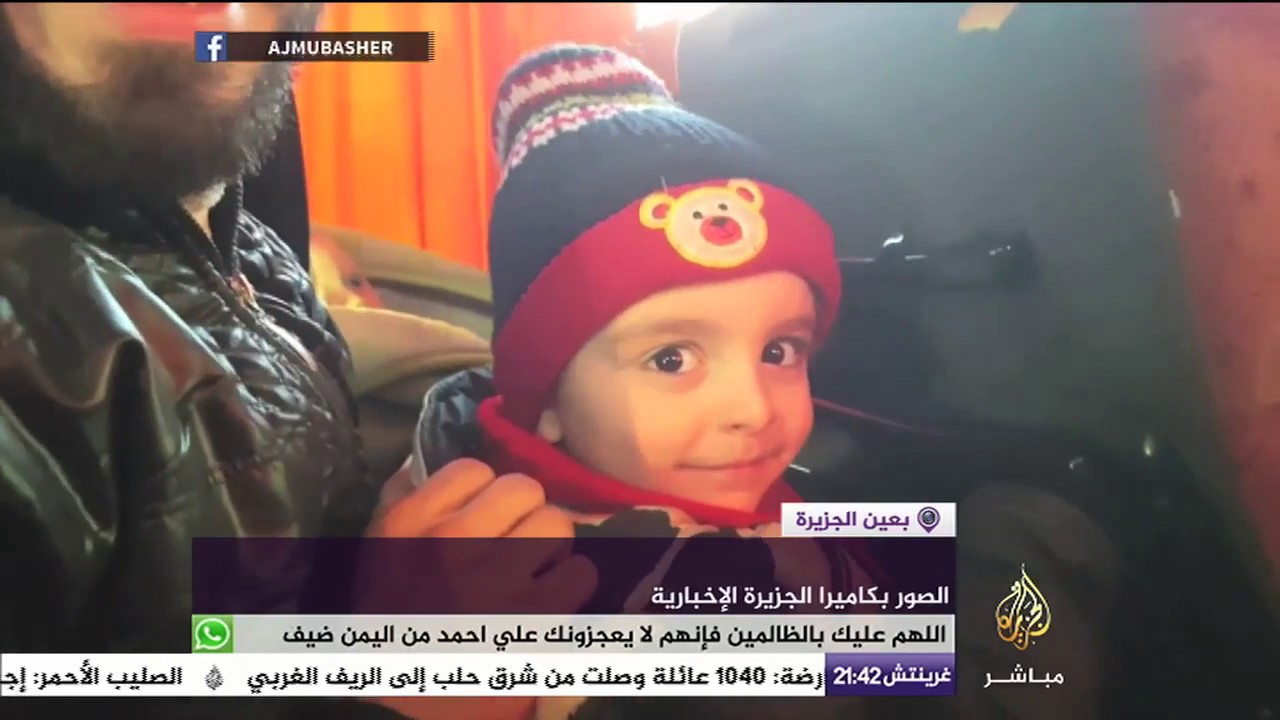 المهجرون من حلب يعانون أوضاعا صعبة في ظل البرد الشديد