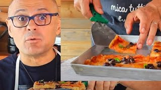 PIZZA di PANE non buttare il PANE DURO pizza senza lievitazione