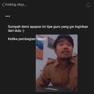 story whatsapp 30 detik | guru idaman para murid