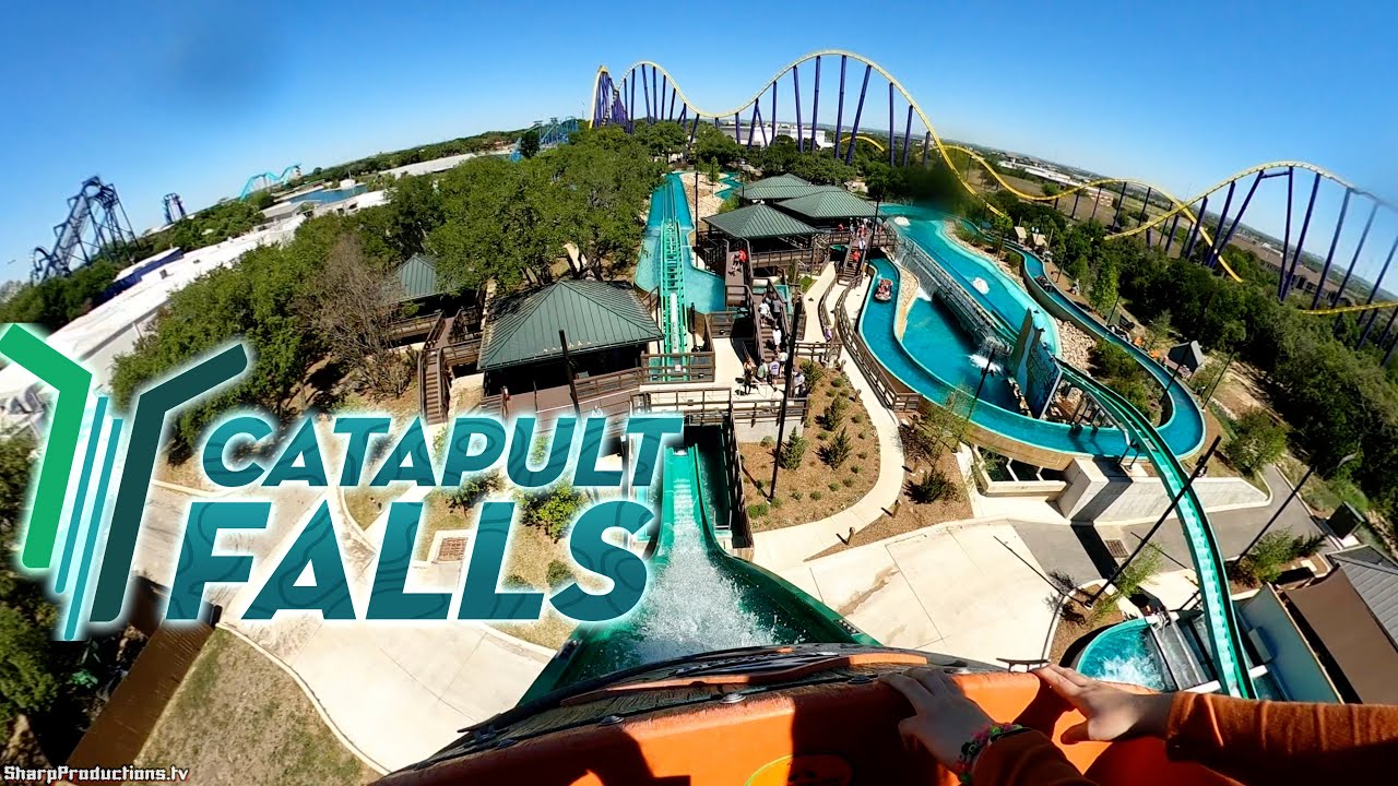 Catapult Falls (Hypersmooth POV) SeaWorld San Antonio